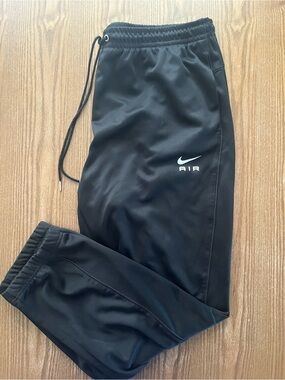 Nike Black Jogger Pants with White Swoosh XXL